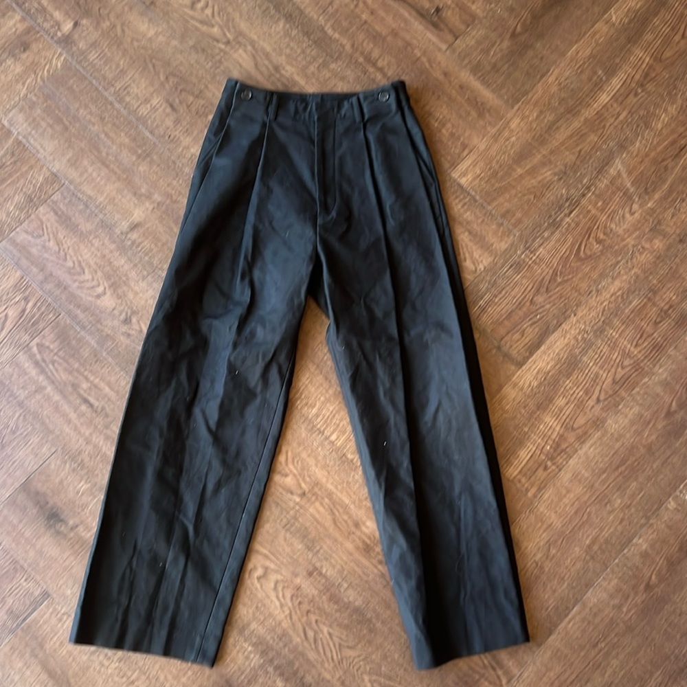 System Heavy Construction Menswear Wide Fit Pants Black Sz 6